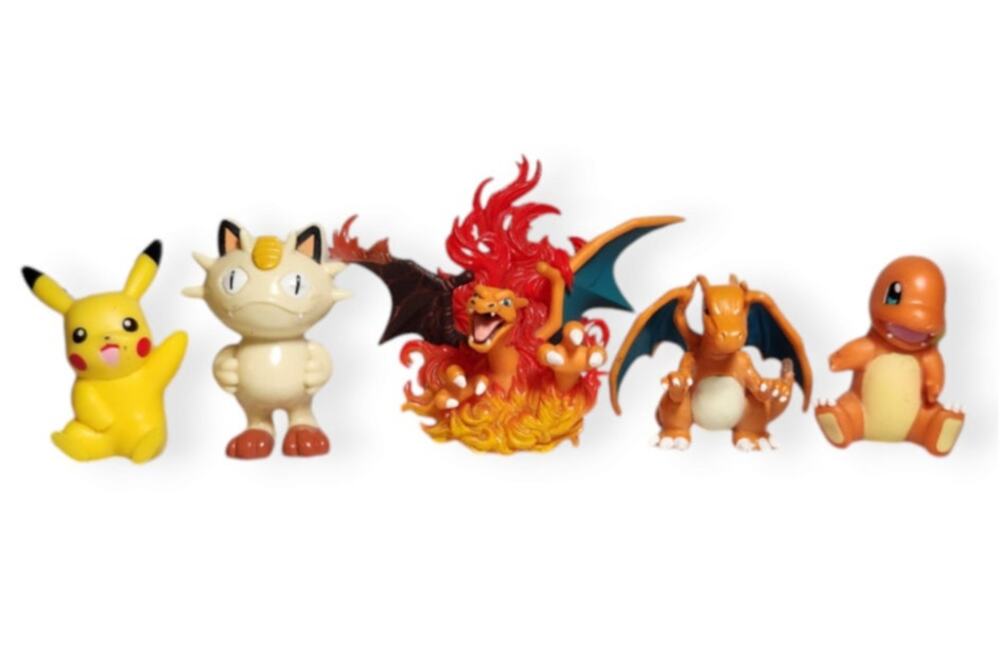 Pokemon Mini Figures 1.8" Lot Of 5 (1999-2019) Pre-owned